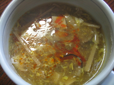 酸辣湯（サンラータン・スーラータン）の写真