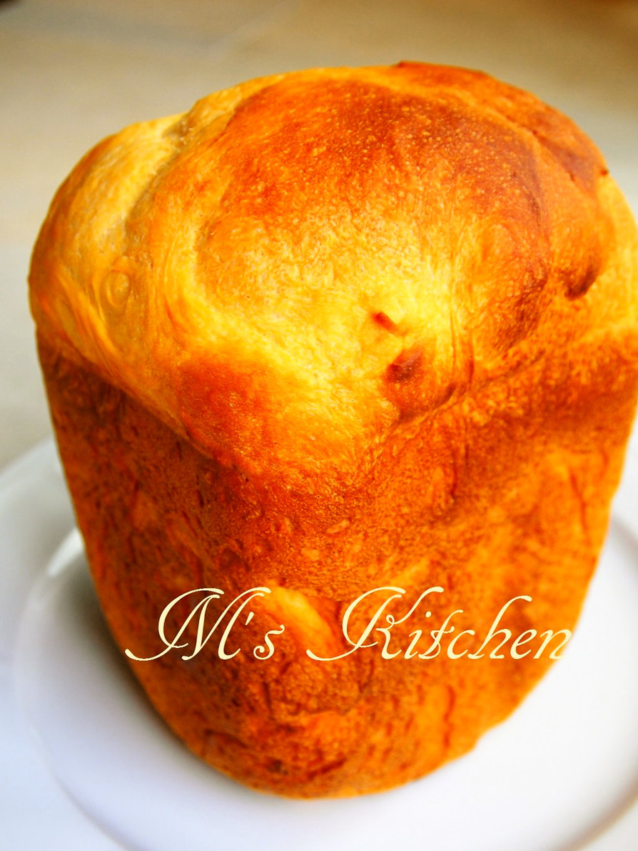 爽やか♡HBでふわふわオレンジ食パン♡の画像
