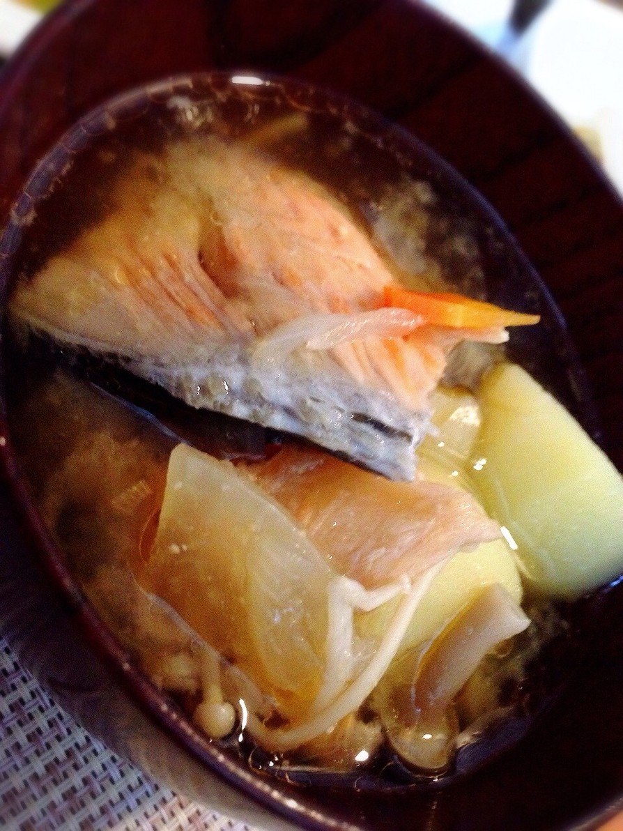 味噌汁〜鮭の旨味たっぷし〜の画像