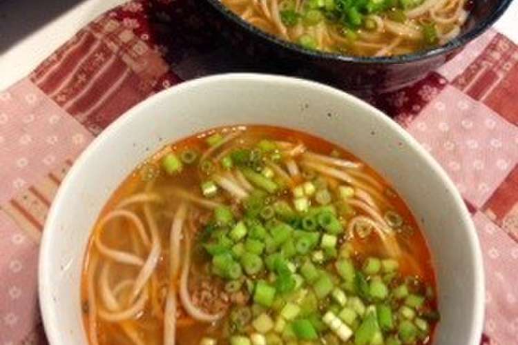 麻婆豆腐の素で麻婆うどん レシピ 作り方 By Mona Nana クックパッド