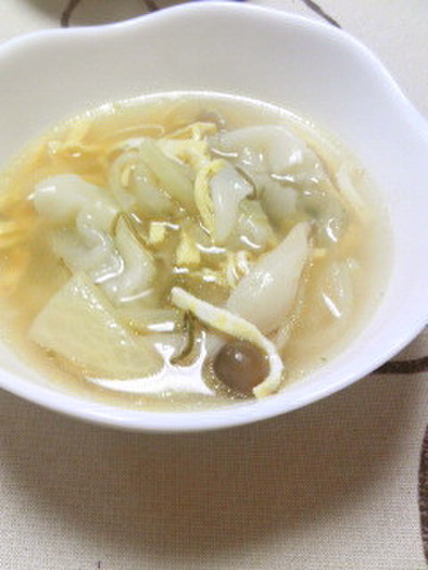 餃子のスープ(リメイク)の写真