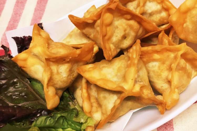 ワンタンの皮で作るインド料理 サモサ レシピ 作り方 By Tomorins クックパッド 簡単おいしいみんなのレシピが376万品