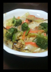 パスタソースで☆豆腐と野菜のクリーム煮