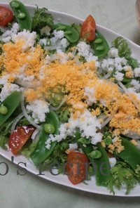 春野菜のミモザサラダ～人参ドレッシング～