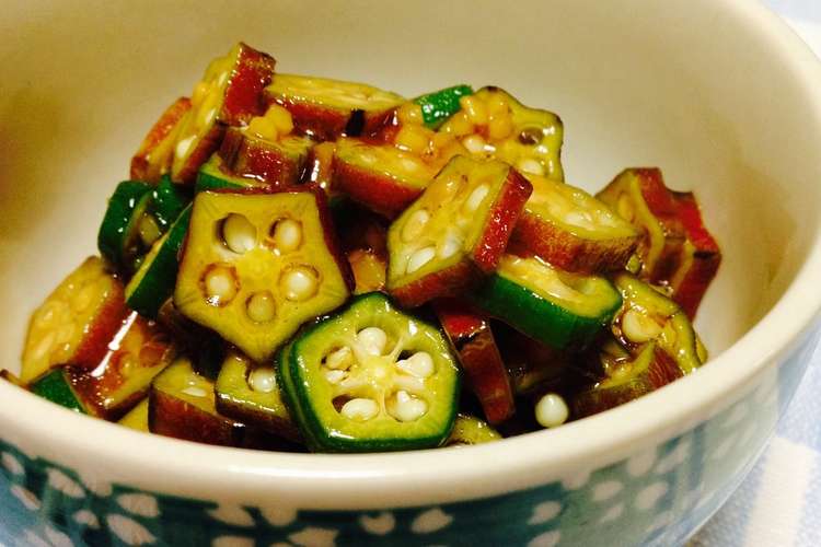 オクラの中華風アツアツ味ぽん漬け レシピ 作り方 By いぬねこ食堂 クックパッド 簡単おいしいみんなのレシピが375万品
