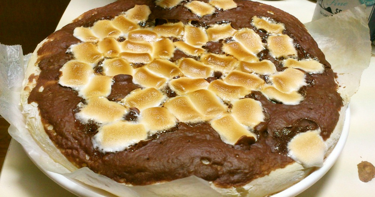 チョコレートピザのレシピ (Cici の模倣品)