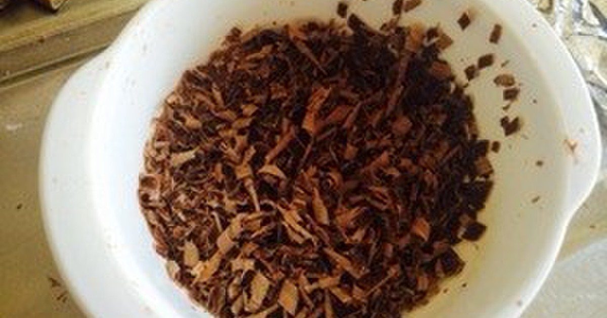 トッピング用チョコの削り方 レシピ 作り方 By イシス女神 クックパッド