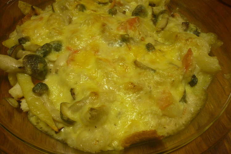 セブンイレブンのポテトサラダがグラタンに レシピ 作り方 By Kidmama クックパッド 簡単おいしいみんなのレシピが352万品