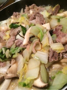 豚肉と白菜のオイマヨ炒めの画像