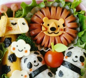 最新キャラ弁 おにぎり 動物 最高の動物画像