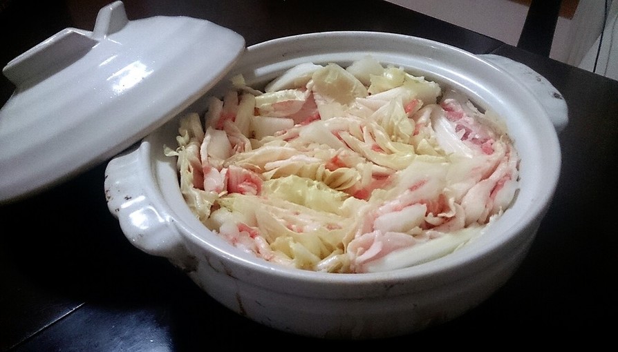 豚バラと白菜のミルフィーユ鍋にプラス♪の画像