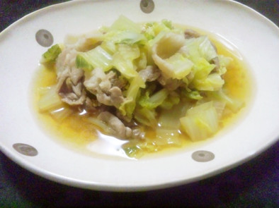 簡単☆白菜と豚肉のポトフ風スープの写真