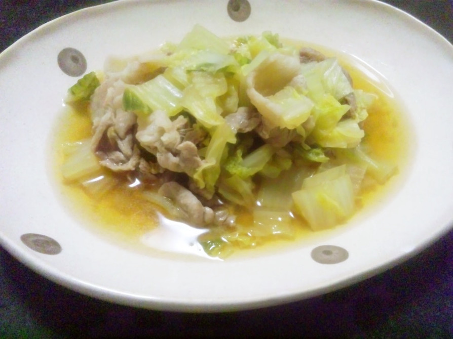 簡単☆白菜と豚肉のポトフ風スープの画像