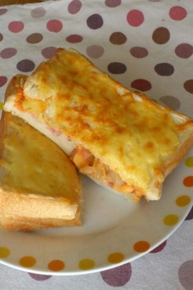 簡単ランチ☆ブランチに★クロックムッシュ