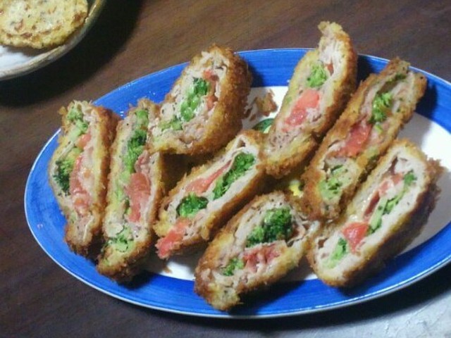 緑 赤 白 イタリアンなやわらカツレツ レシピ 作り方 By Keis クックパッド