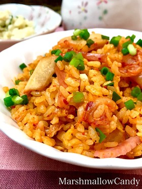 簡単!コクうま!パラパラ☆キムチ炒飯