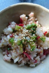春の香り★フキノトウ炒め飯=ライスサラダ