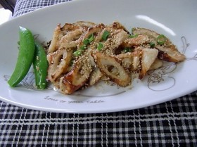 簡単☆5分で♪ちくわ和風炒め物