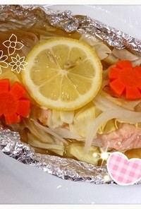 ☆鮭と春野菜の味噌ホイル焼き☆