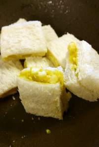 離乳食完了期～＊卵と南瓜のサンドイッチ