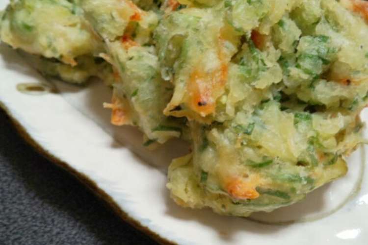 青ネギとしらすと桜エビのかき揚げ レシピ 作り方 By もへほっぺ クックパッド 簡単おいしいみんなのレシピが364万品