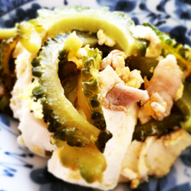 フライパンひとつde簡単ゴーヤチャンプル