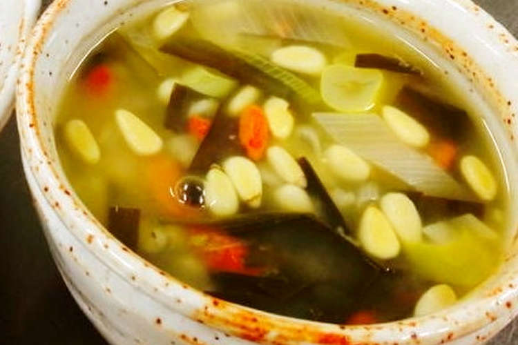 レシピ 薬 膳 スープ