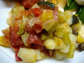 ナポリ風蒸し野菜の画像