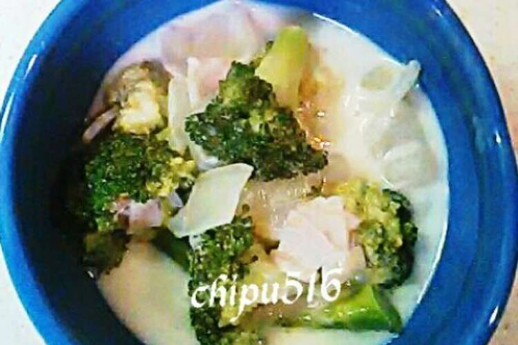 子供が喜ぶブロッコリーとハムのクリーム煮 レシピ 作り方 By Chipu516 クックパッド 簡単おいしいみんなのレシピが359万品