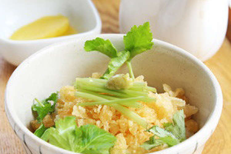 超簡単 旨出汁 天かす茶漬け レシピ 作り方 By Firstsnows クックパッド