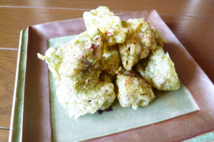 たこの天ぷら 青のり風味 レシピ 作り方 By Keity クックパッド