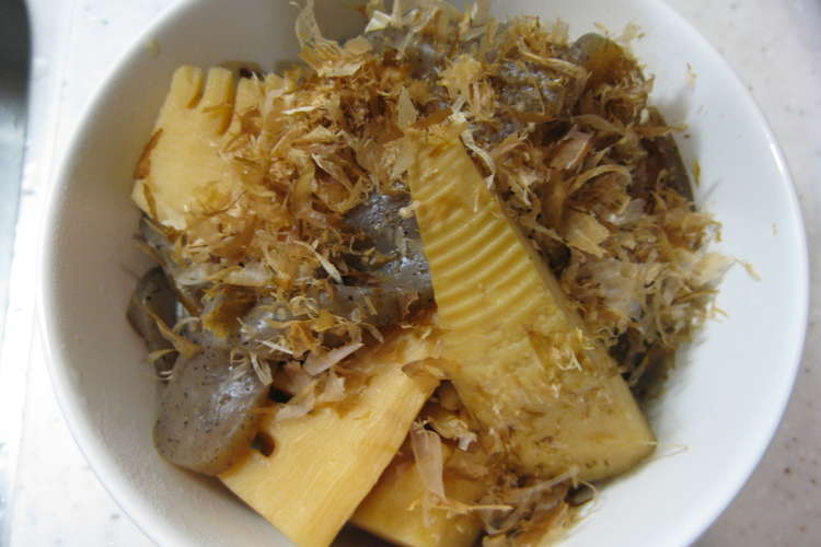 タケノコとこんにゃくの煮物 レシピ 作り方 By Mokostyle クックパッド 簡単おいしいみんなのレシピが351万品