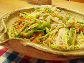 肉みそそうめんサラダ