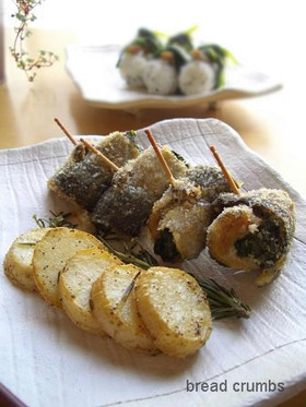 さばのニンニク揚げ