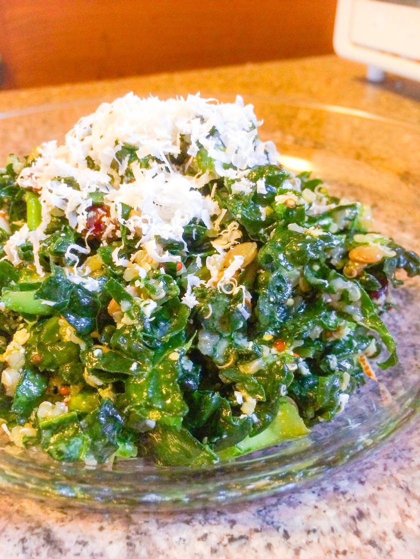 グリルチキンとキヌアのサラダのレシピ