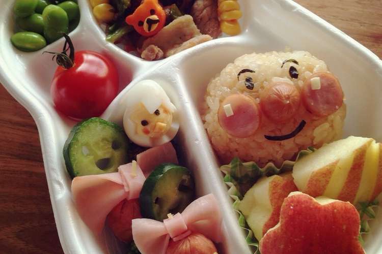 簡単 アンパンマン キャラ弁 レシピ 作り方 By 2430mam クックパッド 簡単おいしいみんなのレシピが356万品
