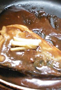 フライパンで簡単♪鯖の味噌煮☆霜降りも！