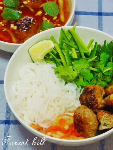 ベトナム版サラダ素麺☆ブンチャーの写真