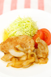 定食屋風❢豚肉の生姜焼きの写真