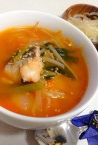 【覚書】タラと野菜のキムチスープ
