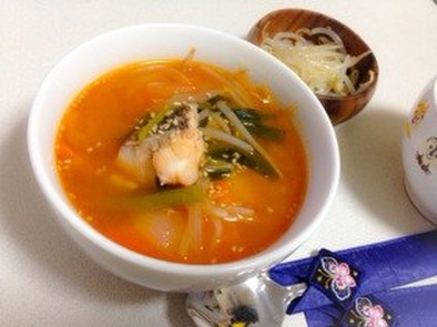 【覚書】タラと野菜のキムチスープの写真