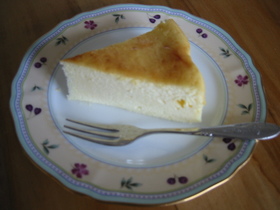 シュワふんわりなスフレのチーズケーキ♪