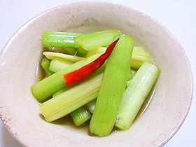 自家製 万能浅漬けの素で~セロリの浅漬け