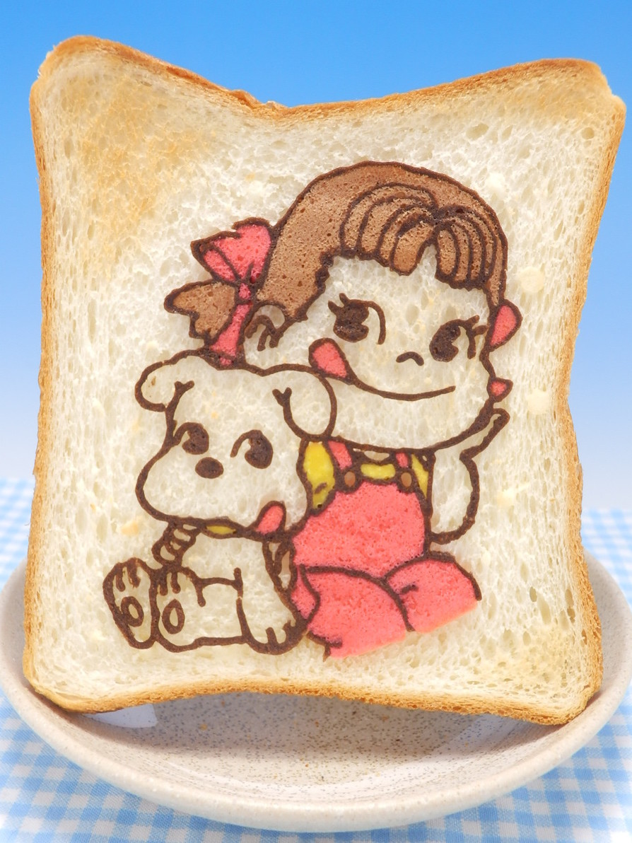 ペコちゃんトーストの画像
