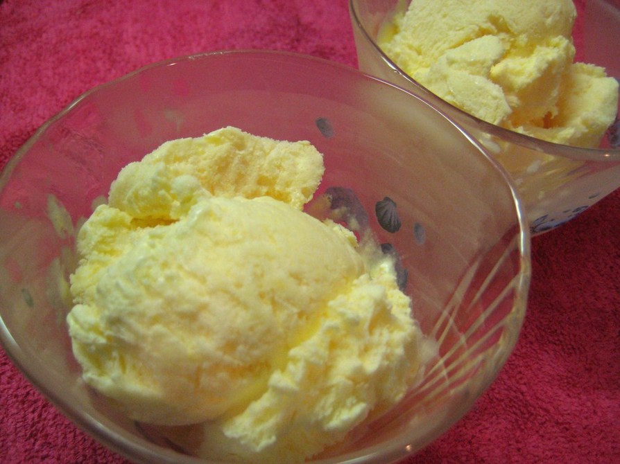 材料３つで☆簡単おいしいアイスクリームの画像