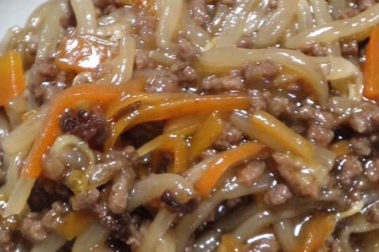 もやしとひき肉の甘辛炒め レシピ 作り方 By Asahi Chan クックパッド 簡単おいしいみんなのレシピが352万品