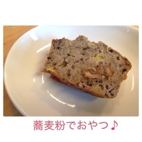 蕎麦粉バナナ豆腐ケーキの画像