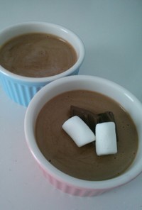 ◆簡単◆豆乳とマシュマロでチョコムース