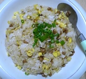☆糸ひいちゃう納豆チャーハン☆
