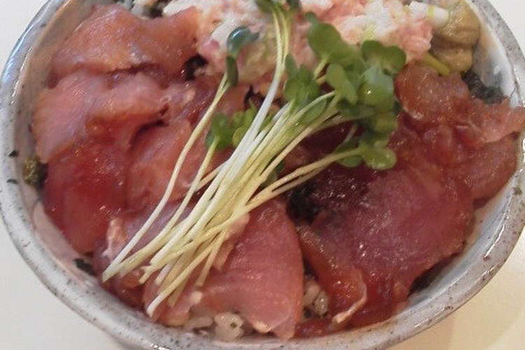 3種のまぐろ丼 レシピ 作り方 By みどり猫 クックパッド